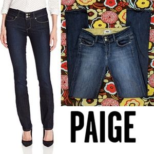 Paige Hidden Hills Straight Jeans! Great! USA